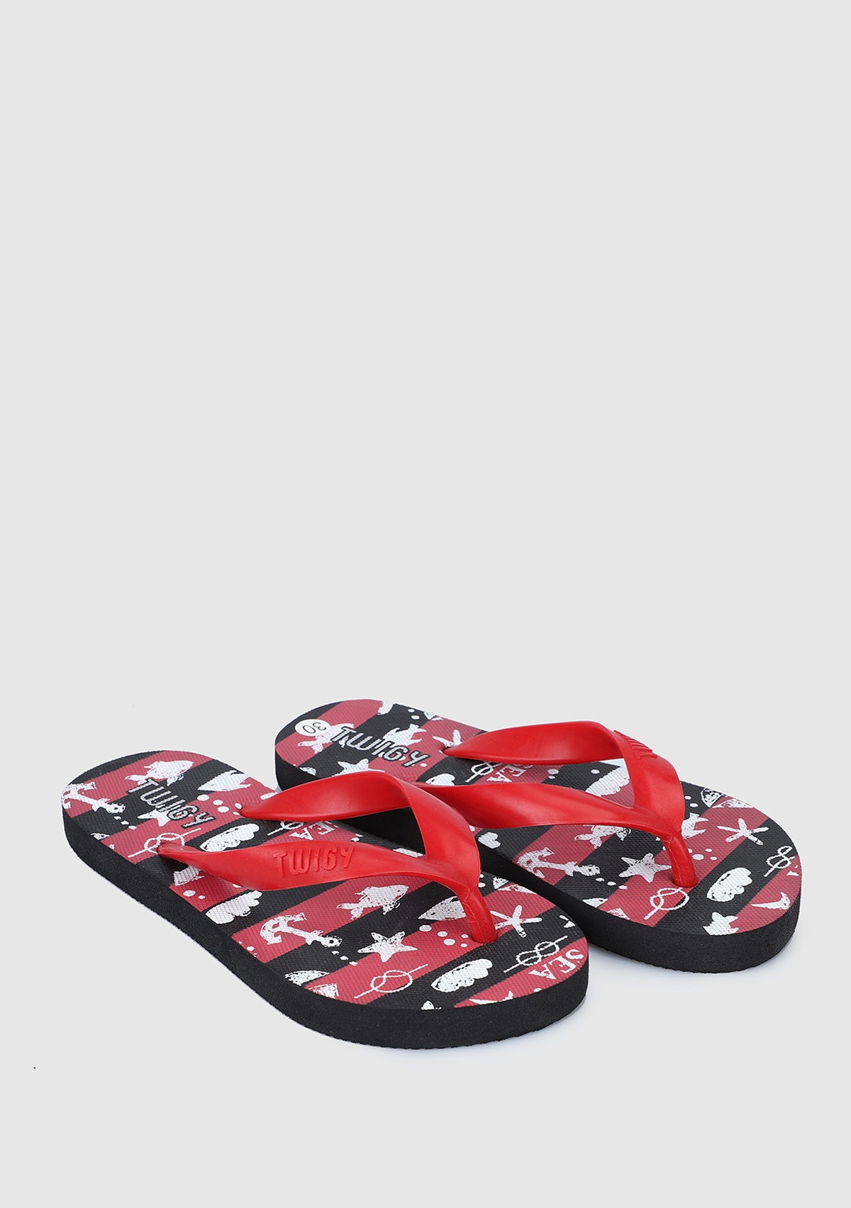 Kırmızı Erkek Çocuk Plaj Terliği