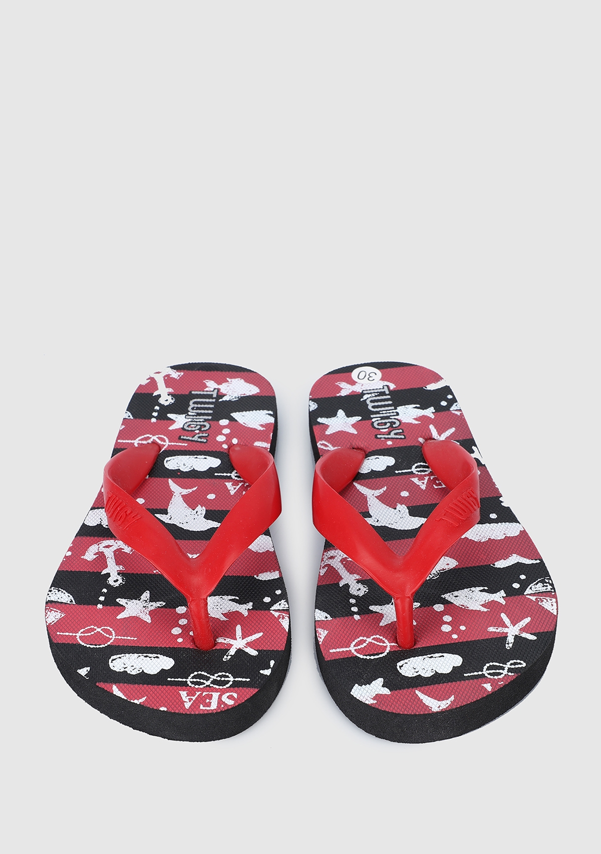 Kırmızı Erkek Çocuk Plaj Terliği