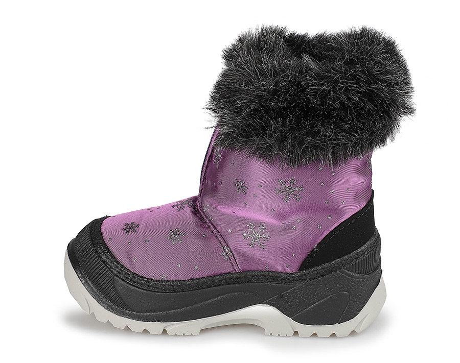 Mor Kız Çocuk Kar Botu  
