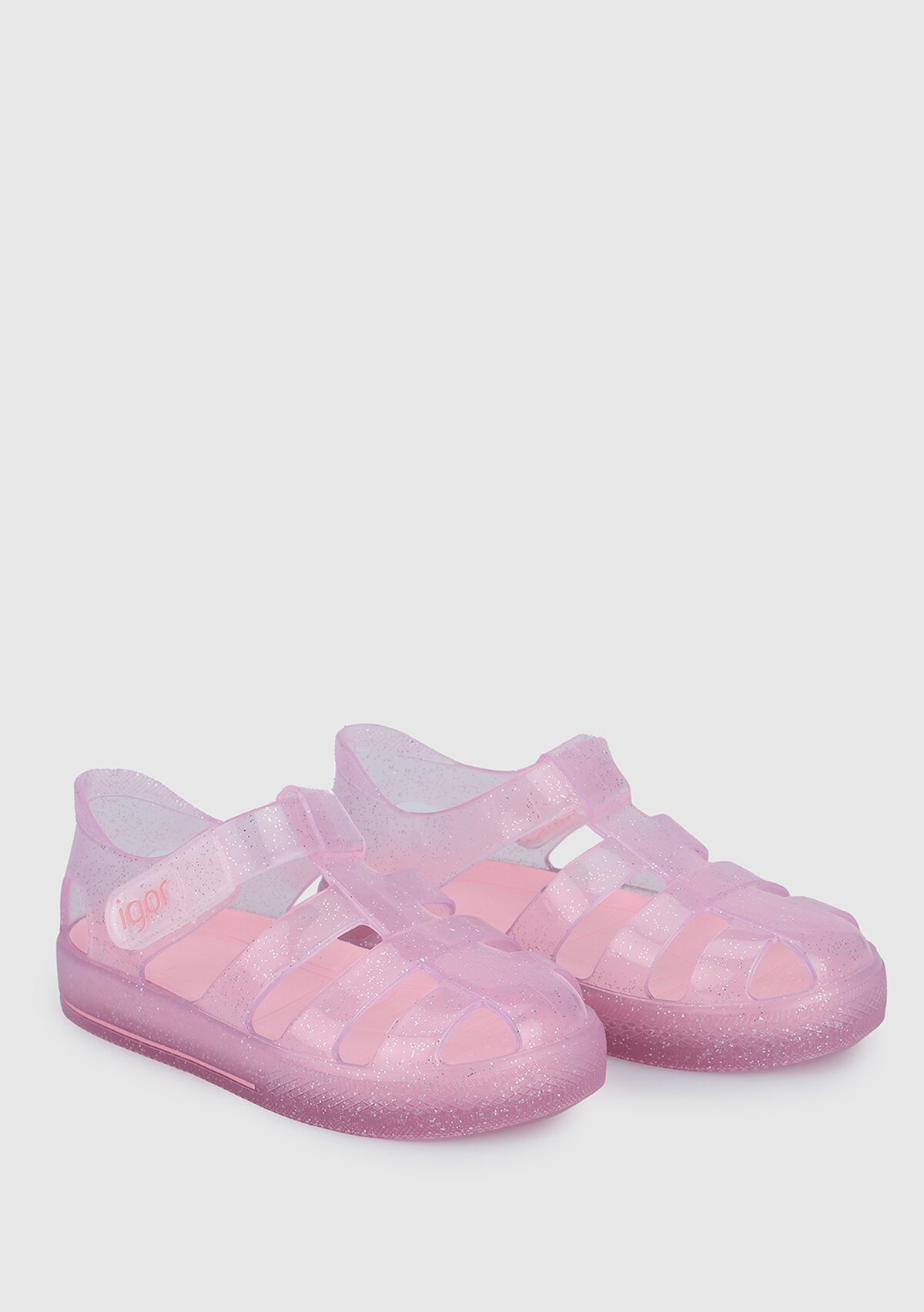 Pembe Kız Çocuk Düz Sandalet