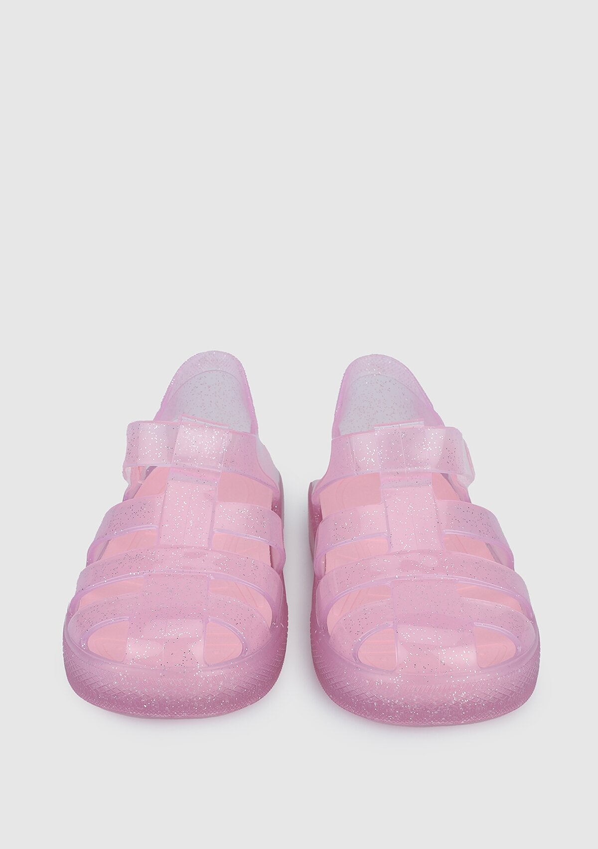 Pembe Kız Çocuk Düz Sandalet