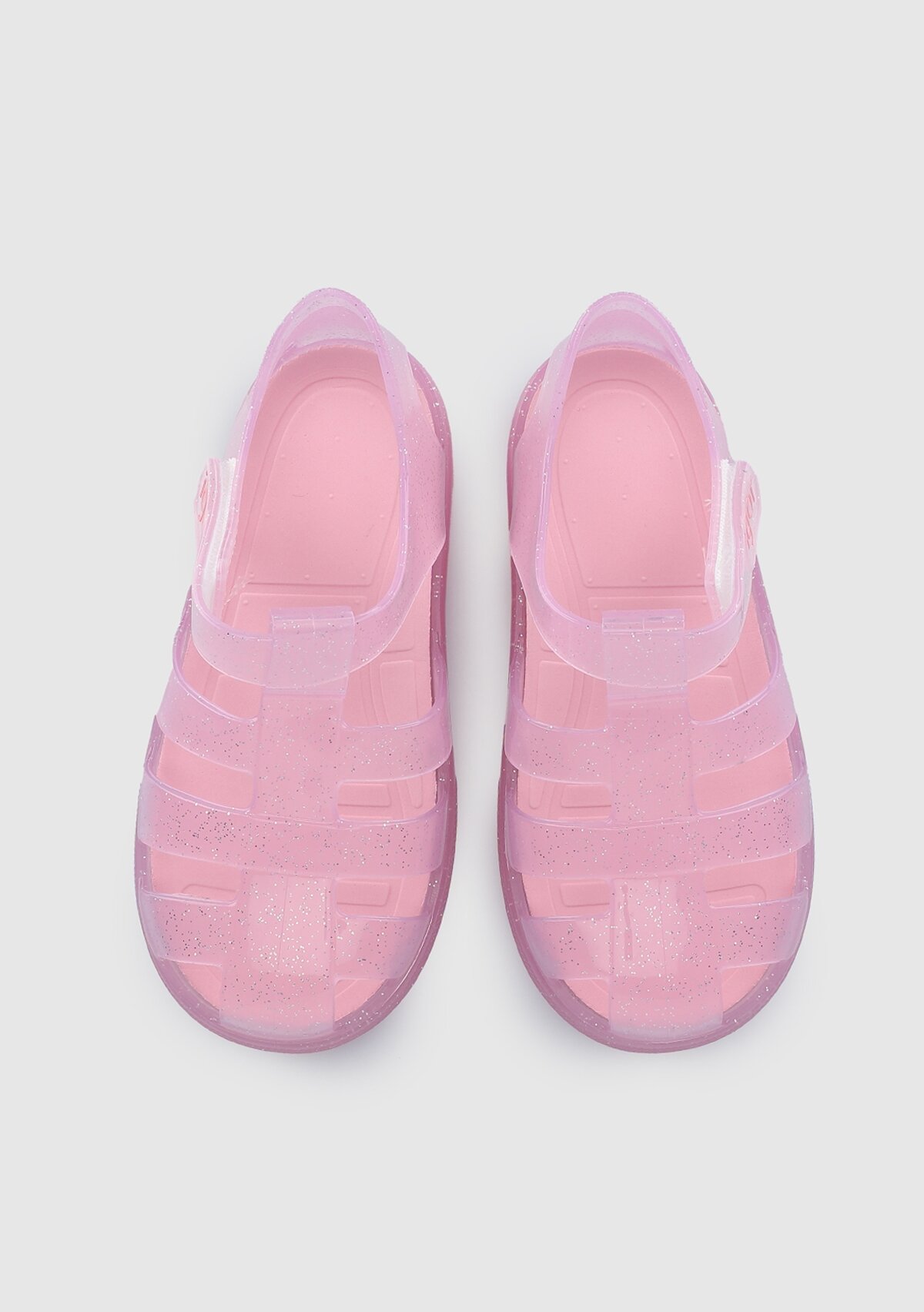 Pembe Kız Çocuk Düz Sandalet