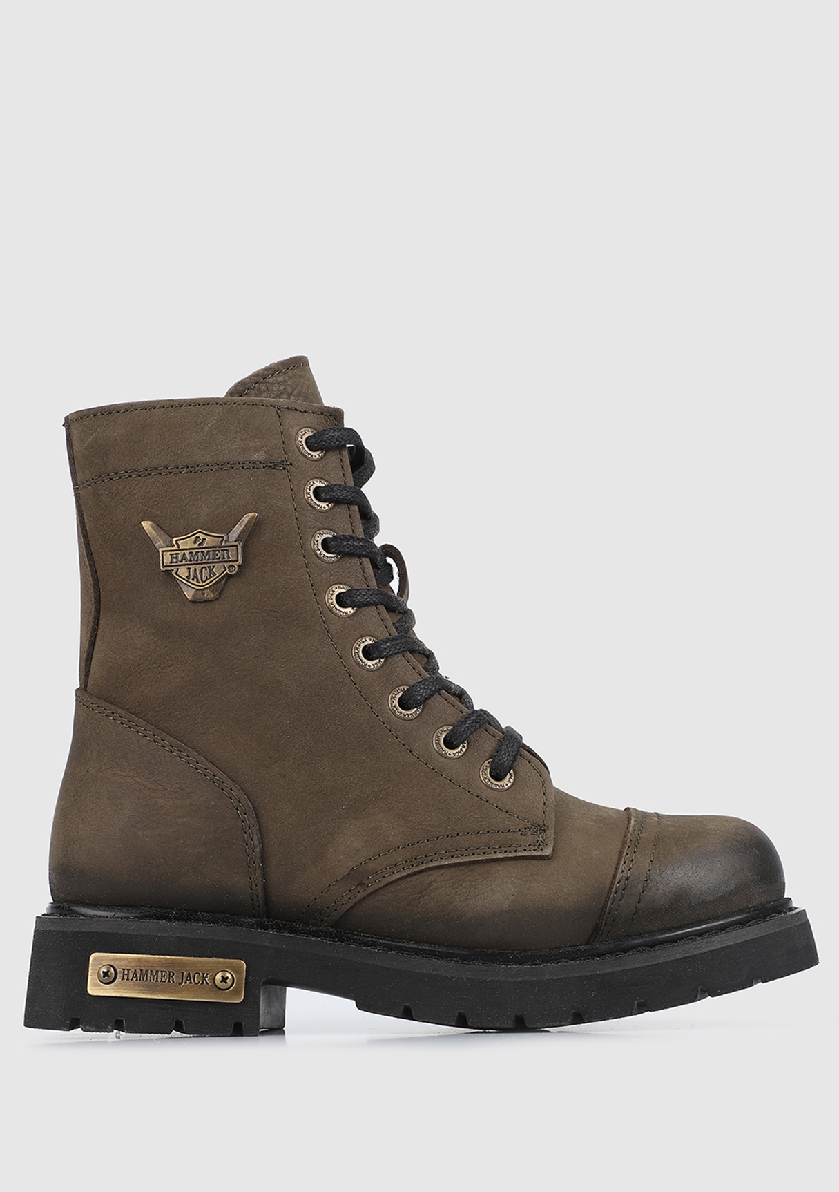 102 18505 Dock Step Haki Deri Kadın Bot