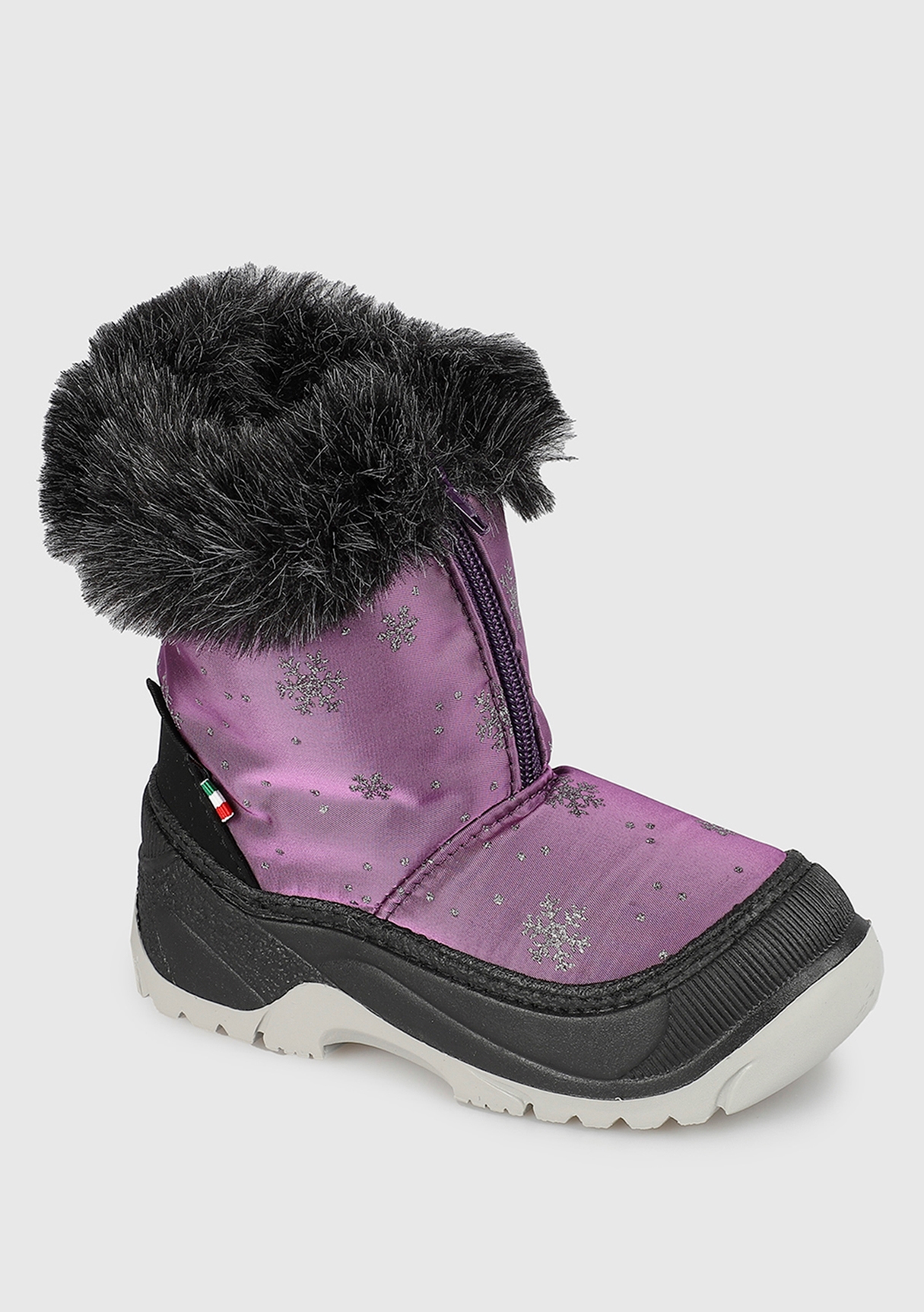 Mor Kız Çocuk Kar Botu  