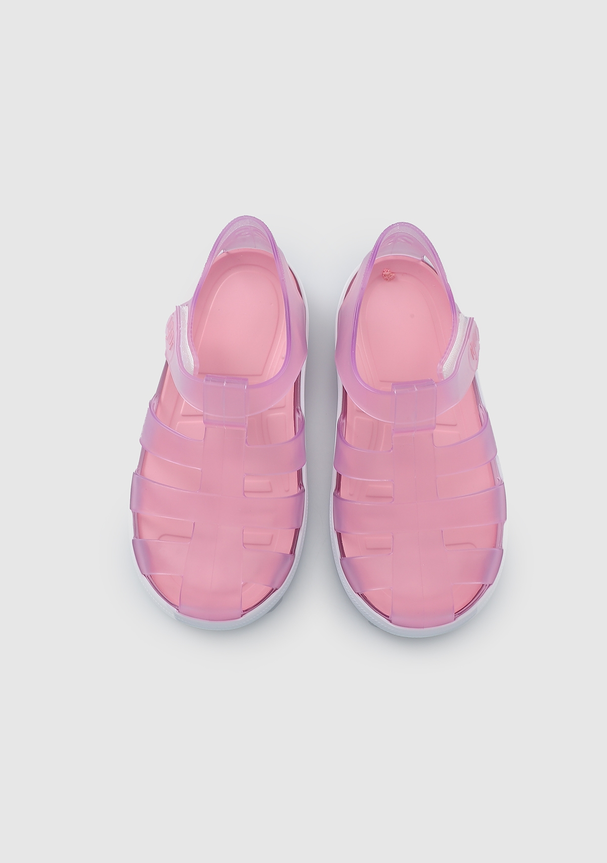 Pembe Kız Çocuk Düz Sandalet