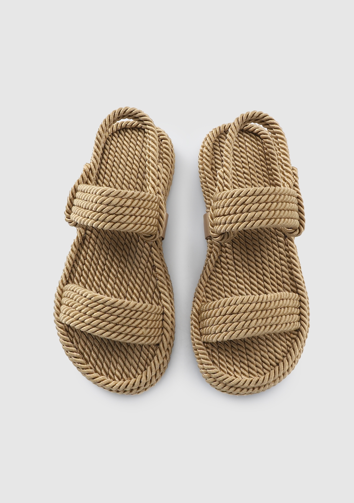 Bej Kadın Düz Sandalet