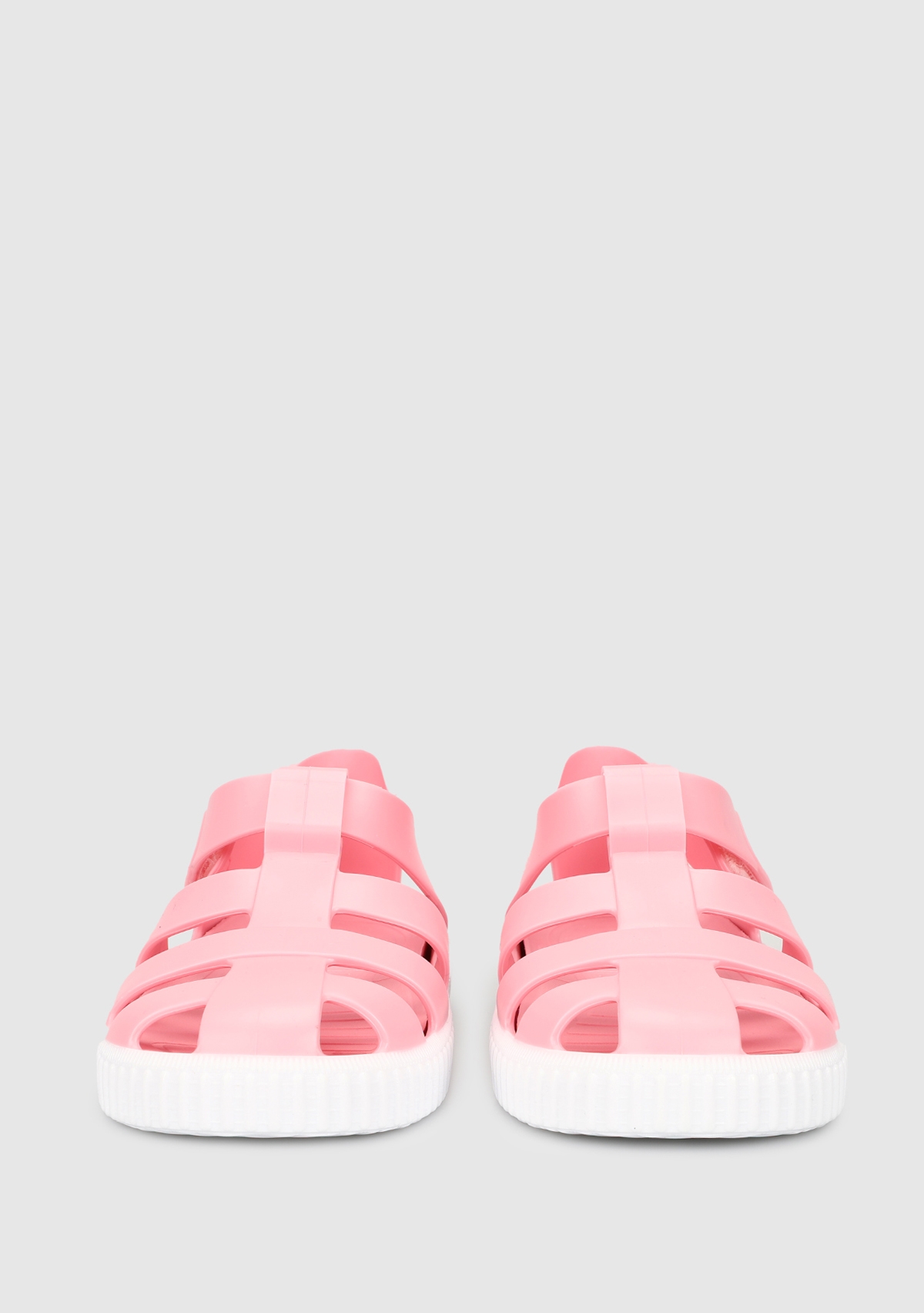 Pembe Kız Çocuk Düz Sandalet