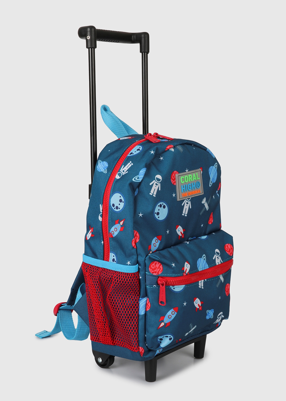 Mavi  Coral High 24015 Mavi Çekçekli Anaokul Çantası