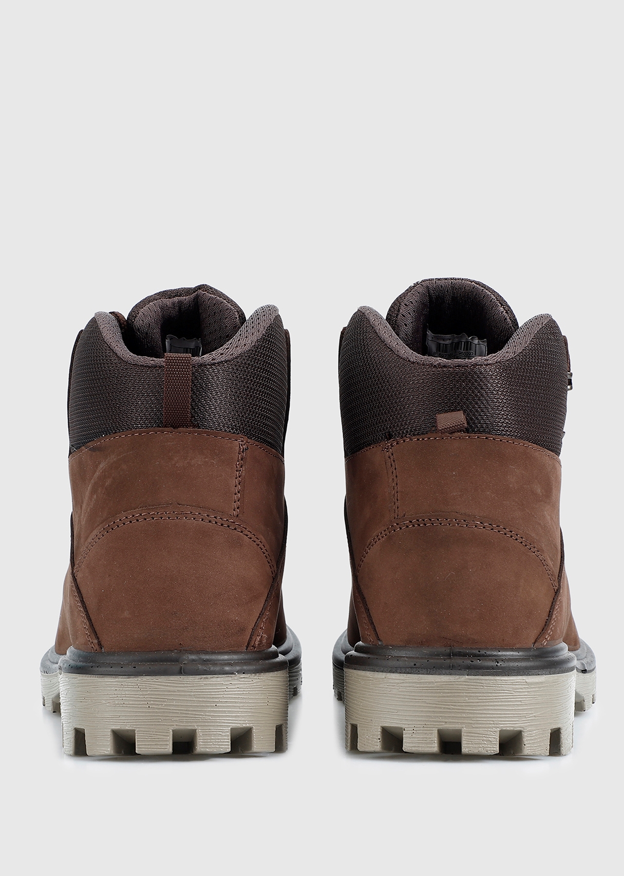 Kahve Deri Erkek Outdoor Bot