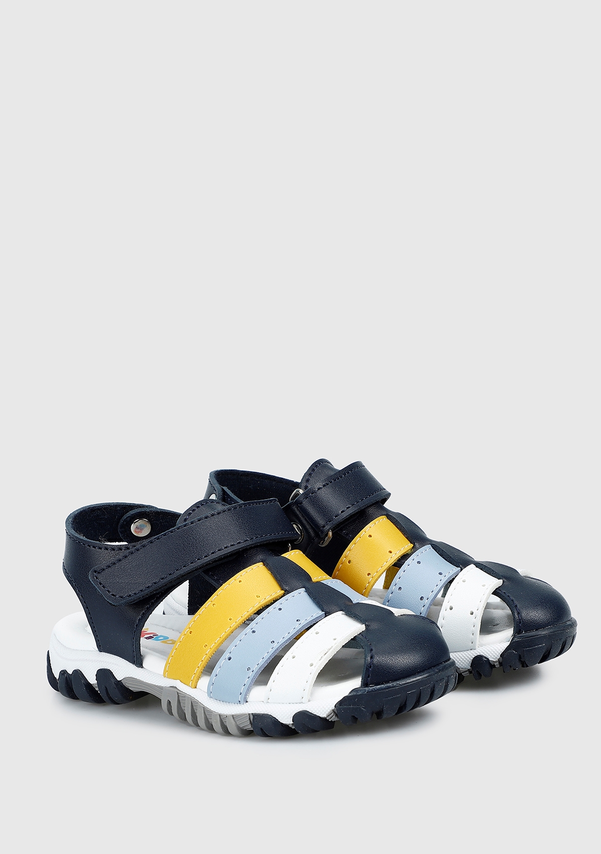 Lacivert Erkek Çocuk Düz Sandalet