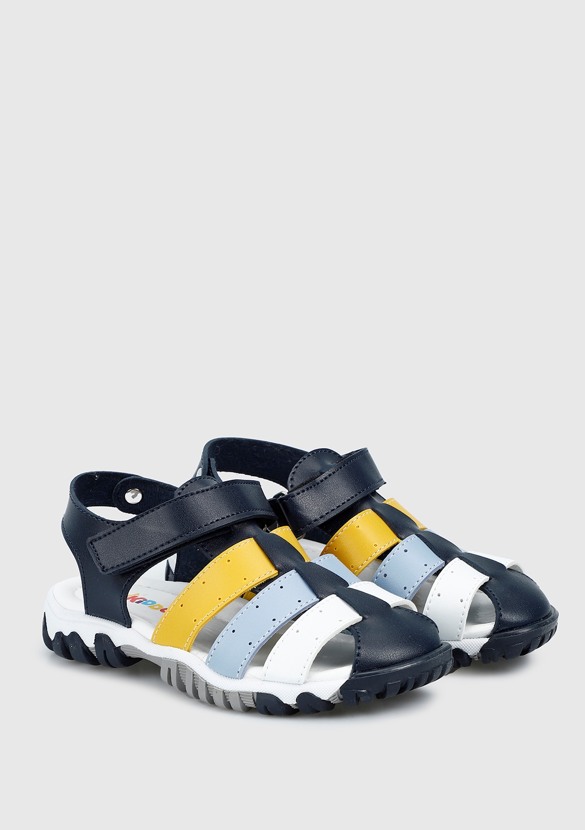 Lacivert Erkek Çocuk Düz Sandalet