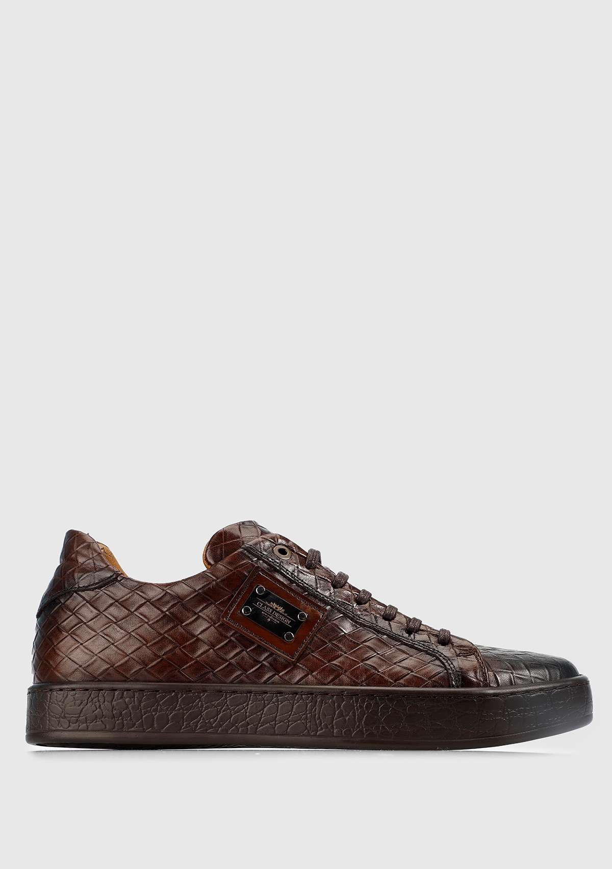 Kahve Deri Erkek Sneaker