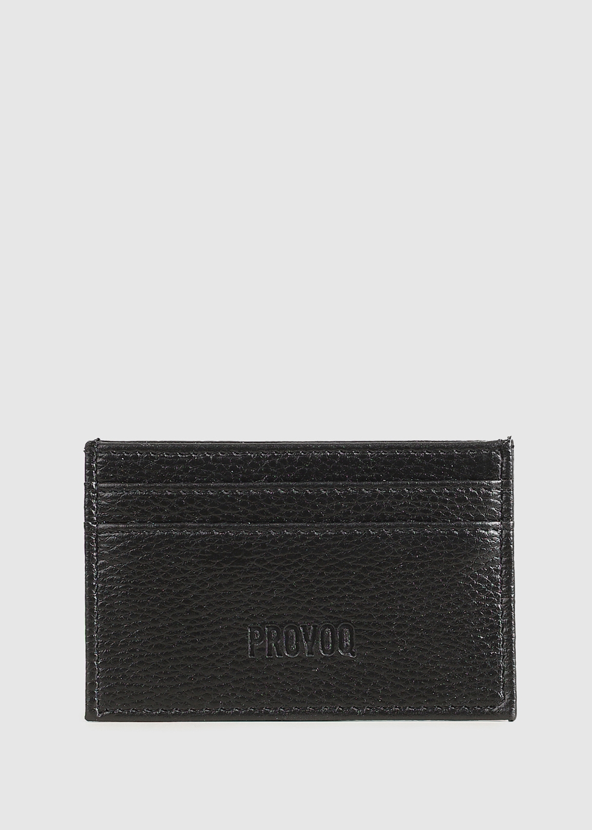Siyah  Provoq SET1 Cüzdan Kemer Set