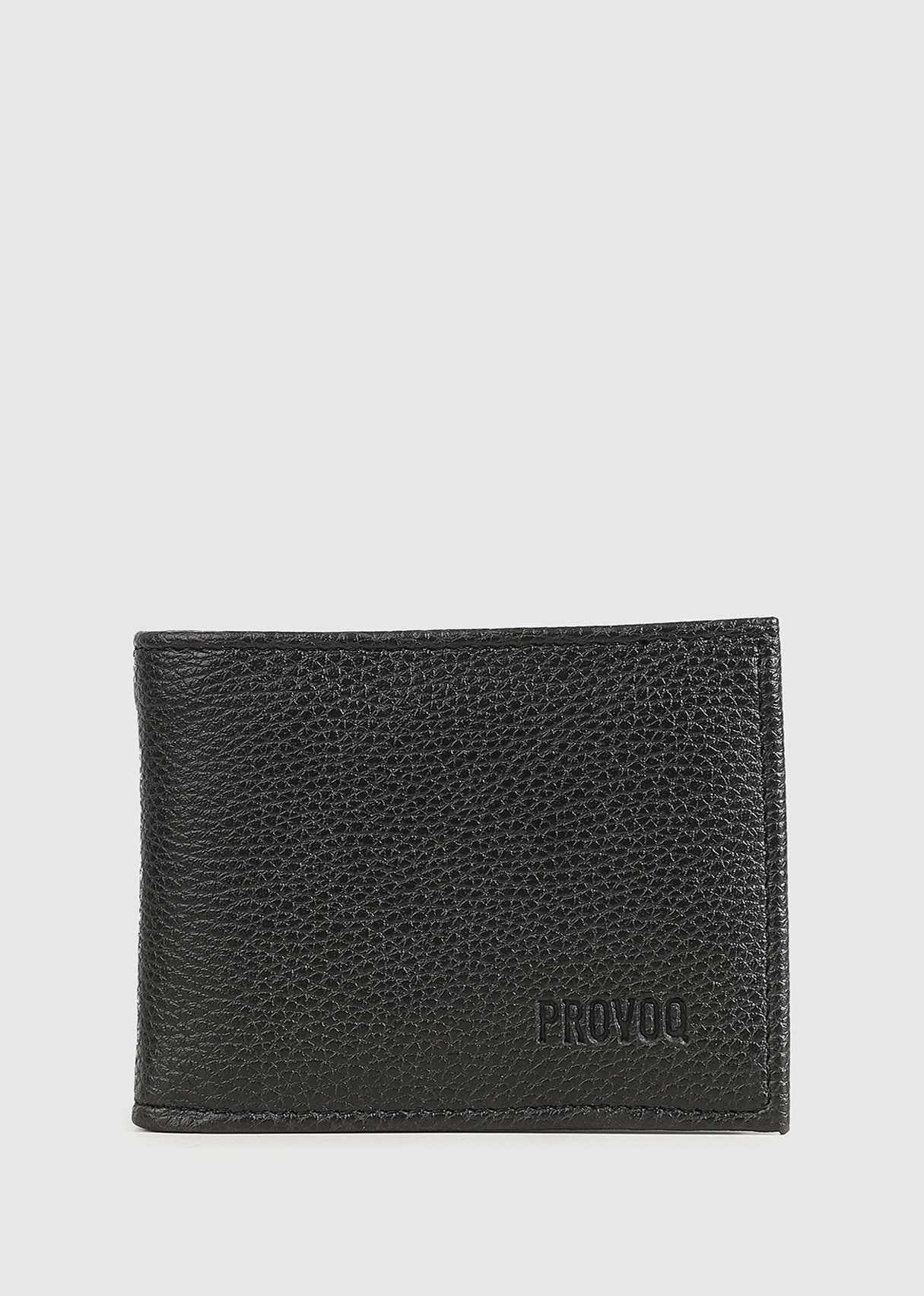Siyah  Provoq SET1 Cüzdan Kemer Set