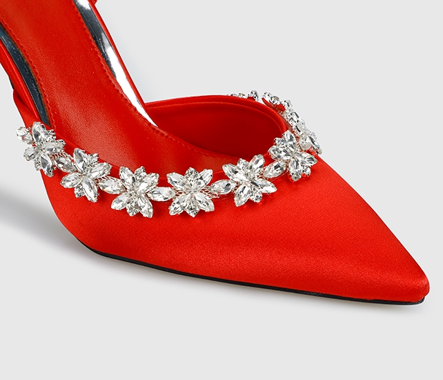 Kırmızı Kadın Stiletto