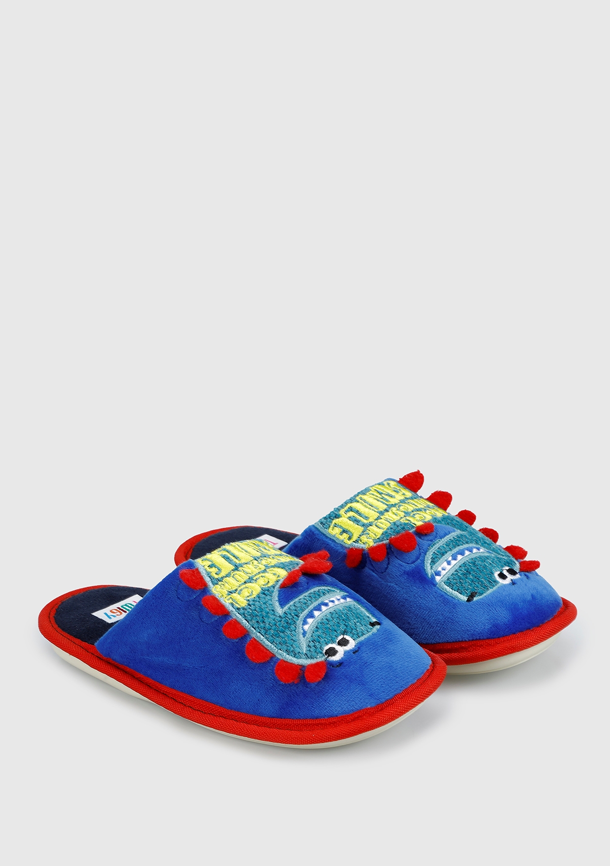 Lacivert Erkek Çocuk Ev Terliği