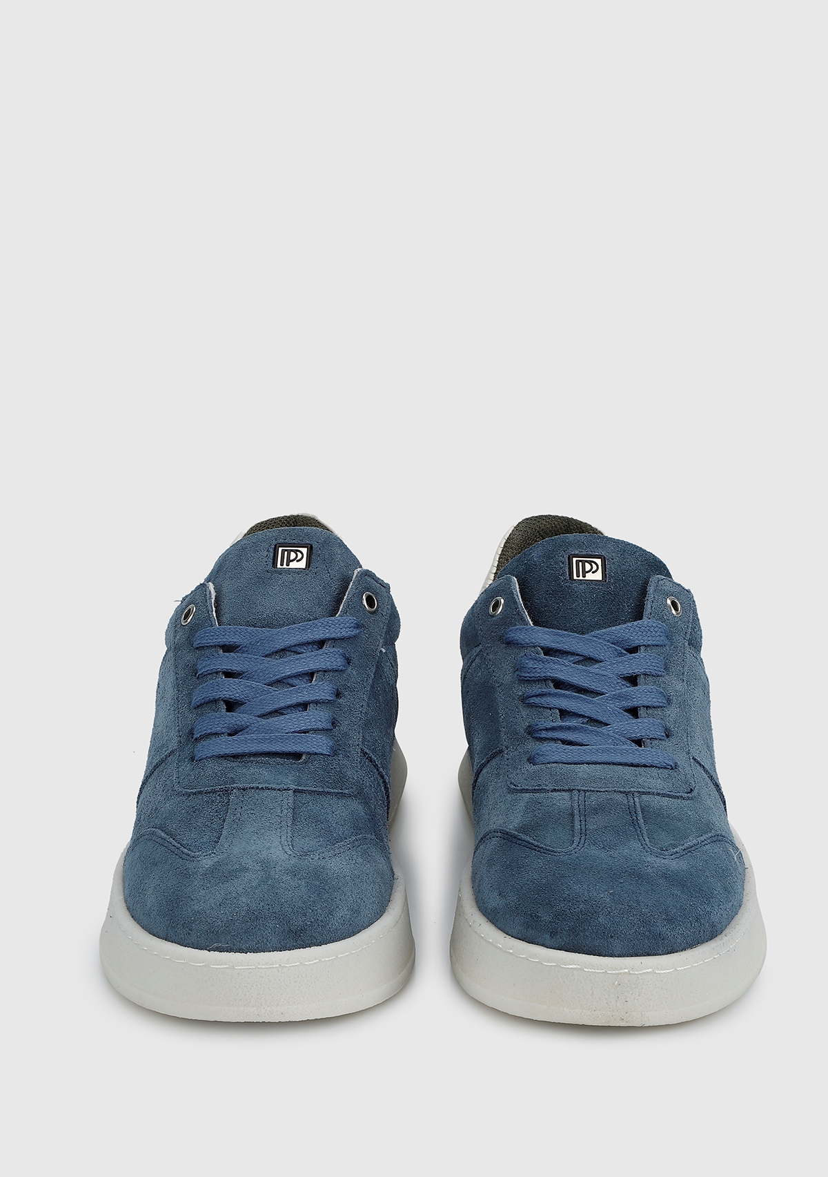 Mavi Deri Erkek Sneaker