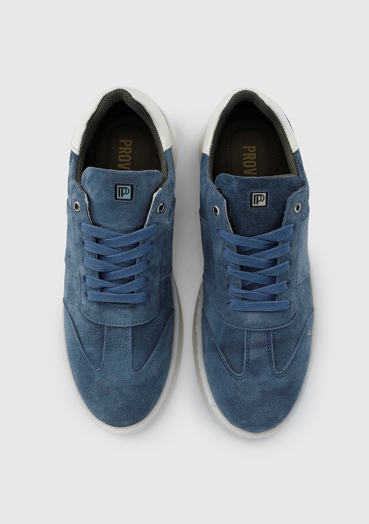 Mavi Deri Erkek Sneaker