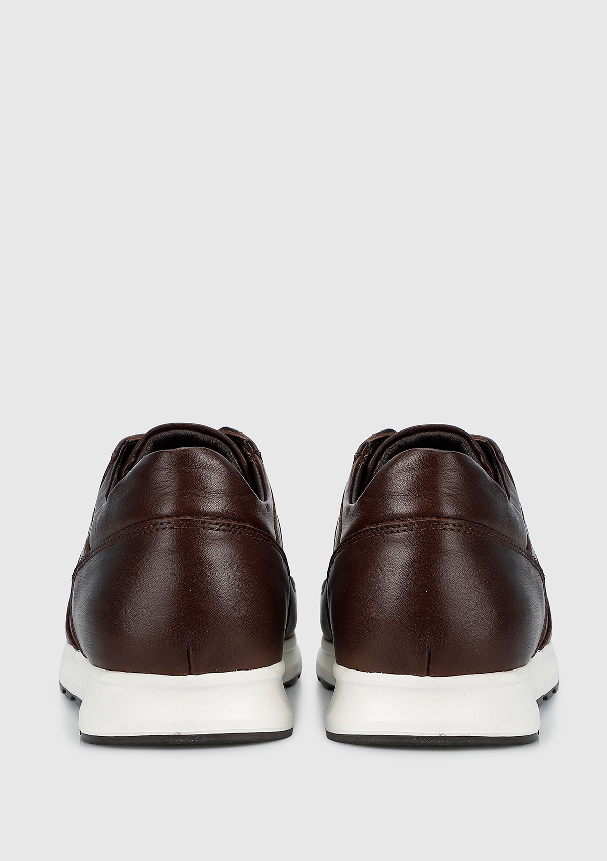 Kahve Deri Erkek Sneaker