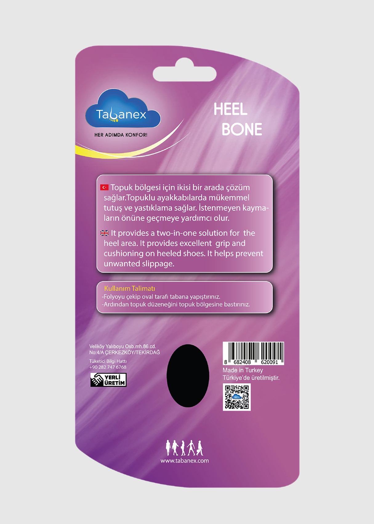   Tabanex HEEL BONE BLACK 