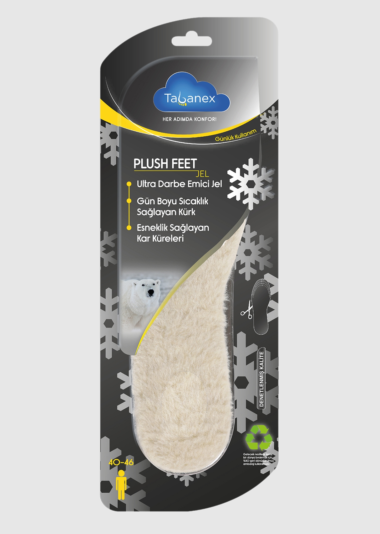   Tabanex PLUSH FEET GEL (For Men)