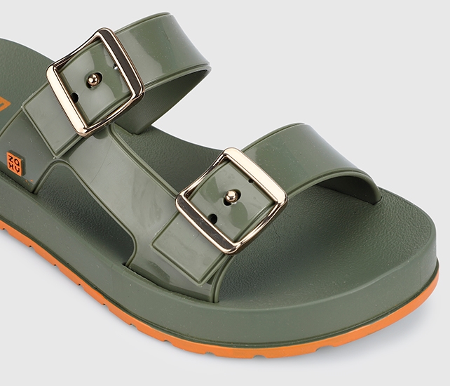 Yeşil Kadın Plaj Terliği