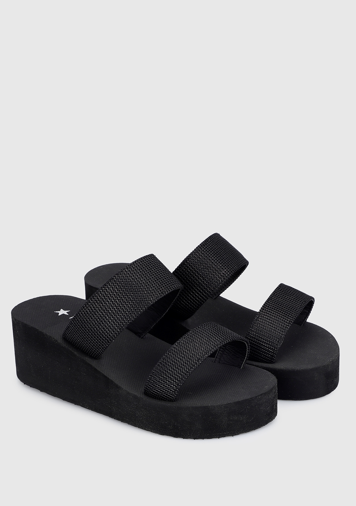 Siyah Kadın Plaj Terliği