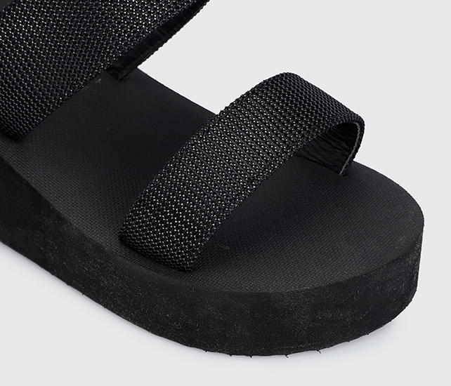 Siyah Kadın Plaj Terliği