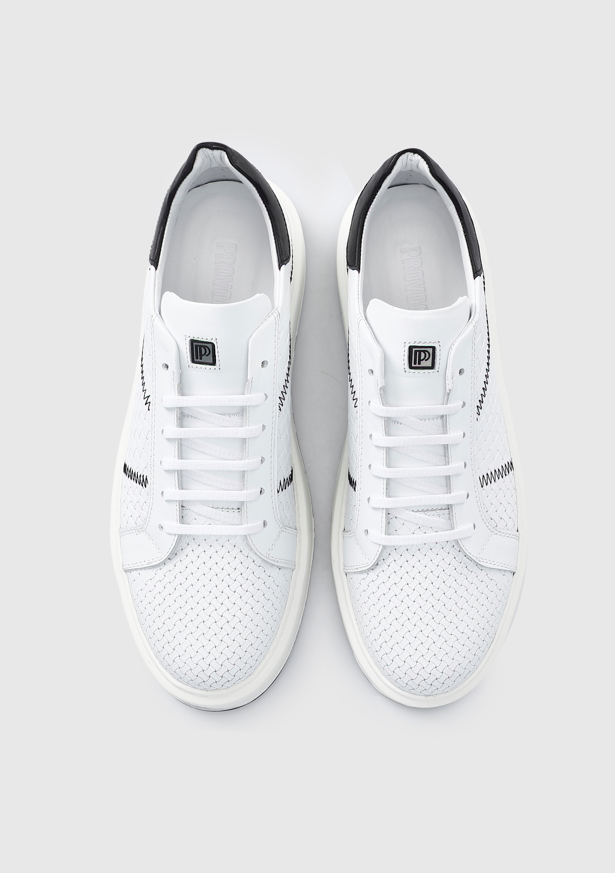 Beyaz Deri Erkek Sneaker