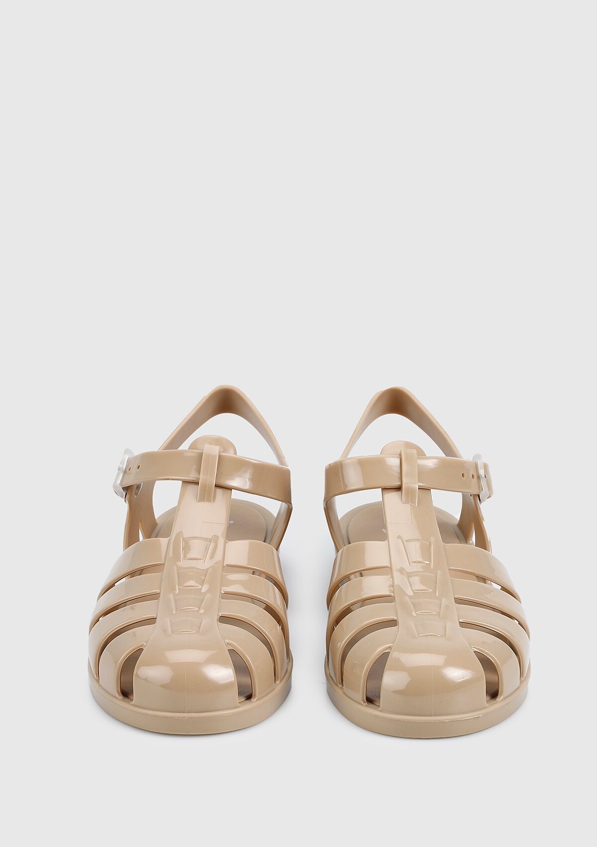 Kahve Kadın Düz Sandalet