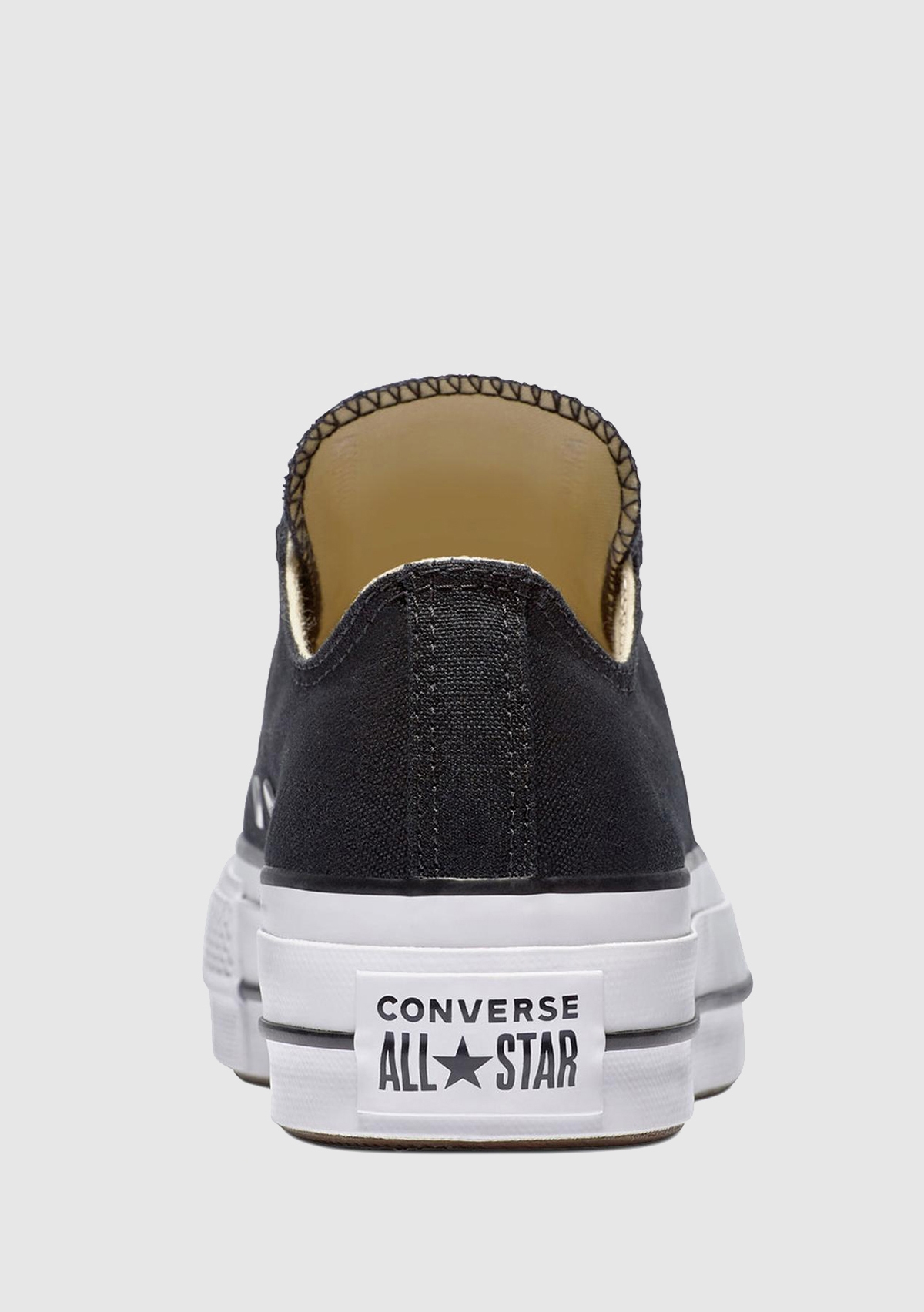 Chuck Taylor All Star Canvas Platform Siyah Kadın Sneaker 560250C 