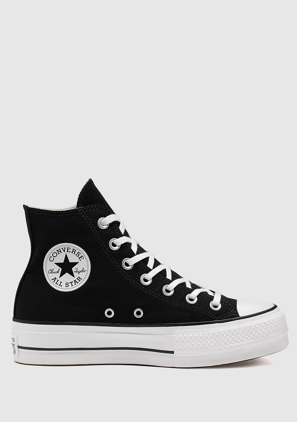 Chuck Taylor All Star Platform Canvas Siyah Kadın Sneaker 560845C 