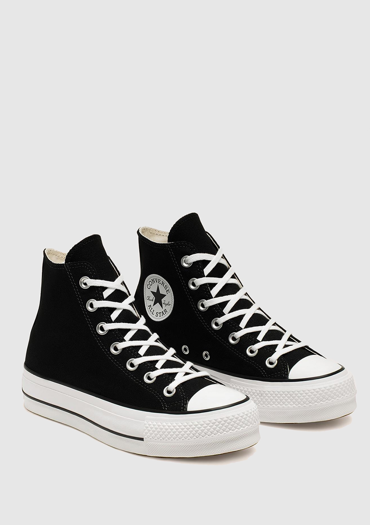 Chuck Taylor All Star Platform Canvas Siyah Kadın Sneaker 560845C 