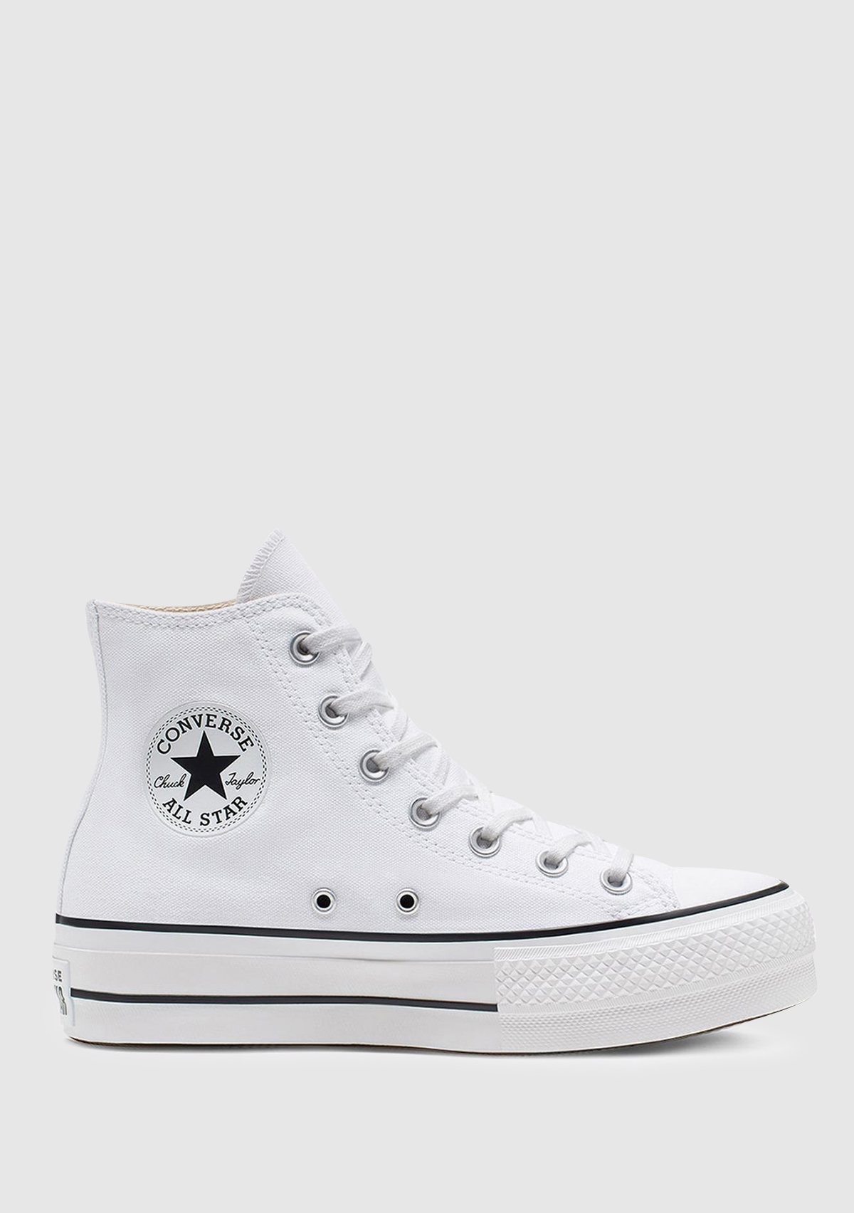 Chuck Taylor All Star Platform Canvas Beyaz Kadın Sneaker 560846C 