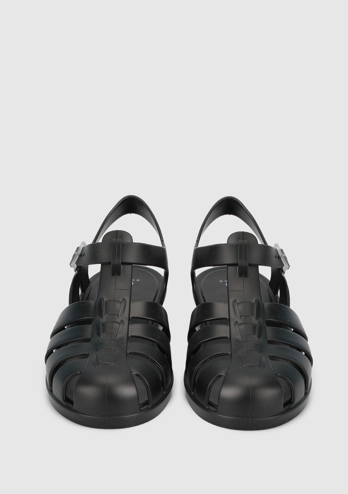 Siyah Kadın Düz Sandalet