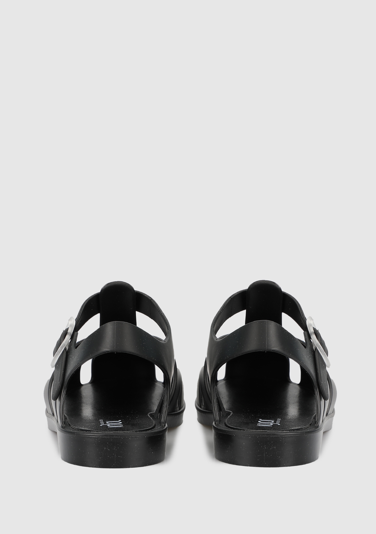 Siyah Kadın Düz Sandalet