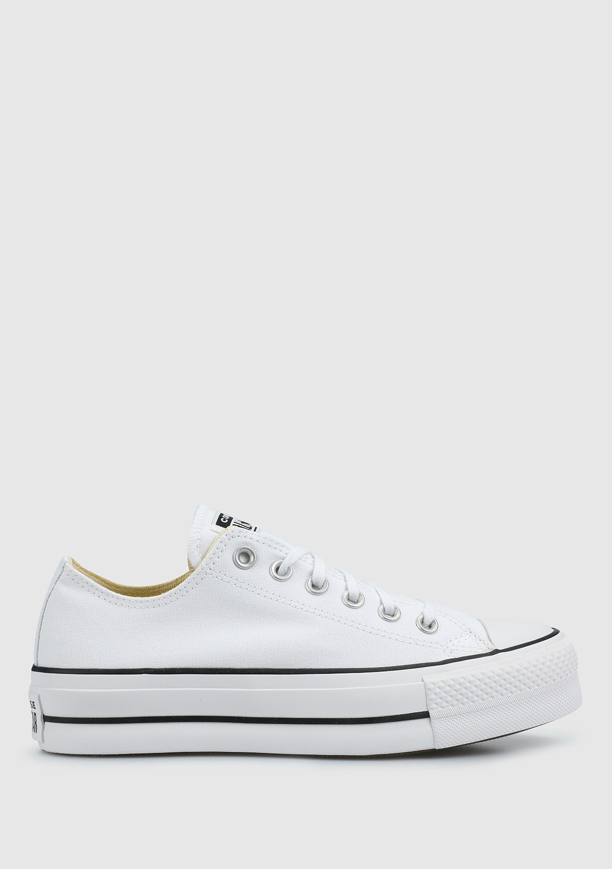 Chuck Taylor All Star Canvas Platform Beyaz Kadın Sneaker 560251C 