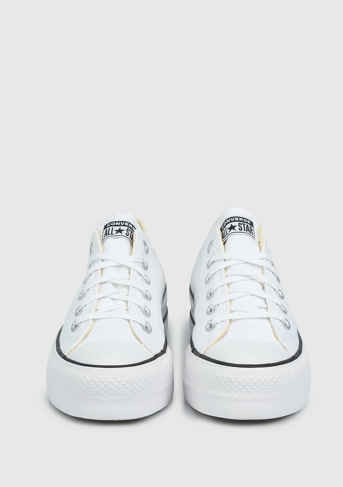 Chuck Taylor All Star Canvas Platform Beyaz Kadın Sneaker 560251C 