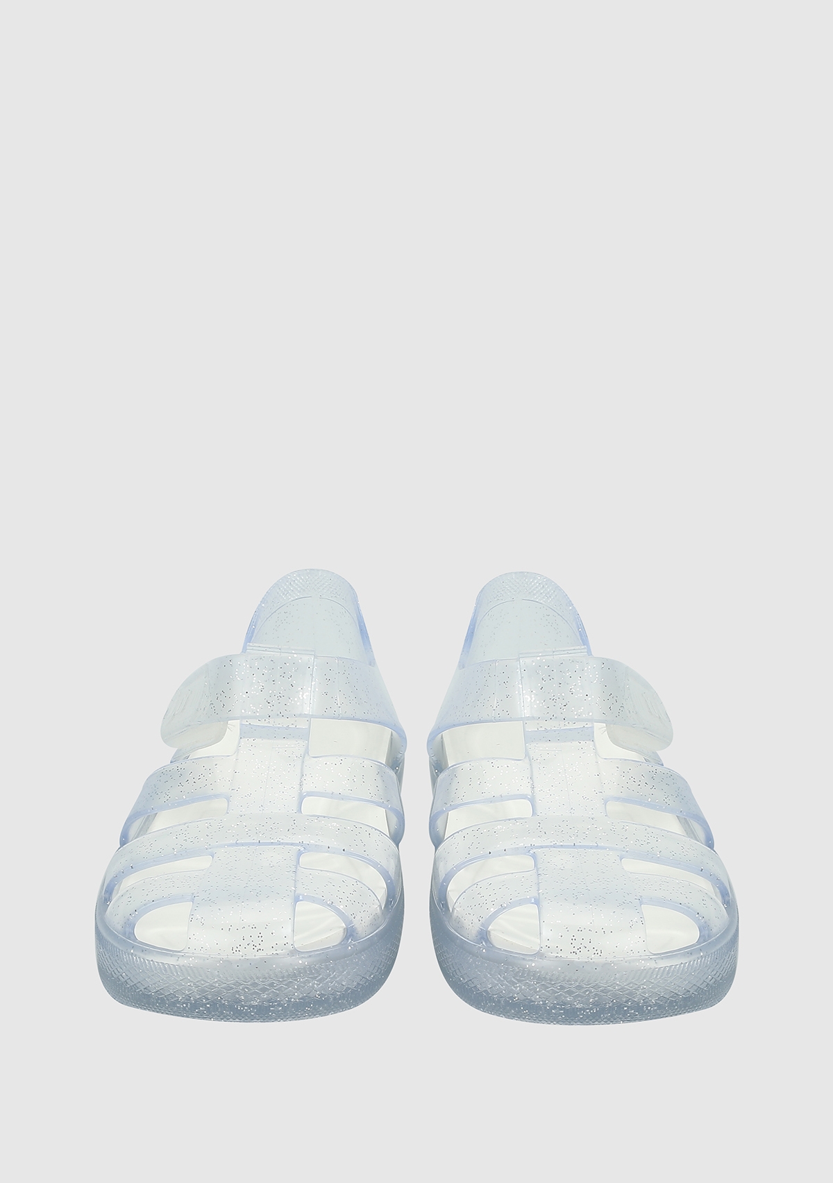 Beyaz Kız Çocuk Düz Sandalet