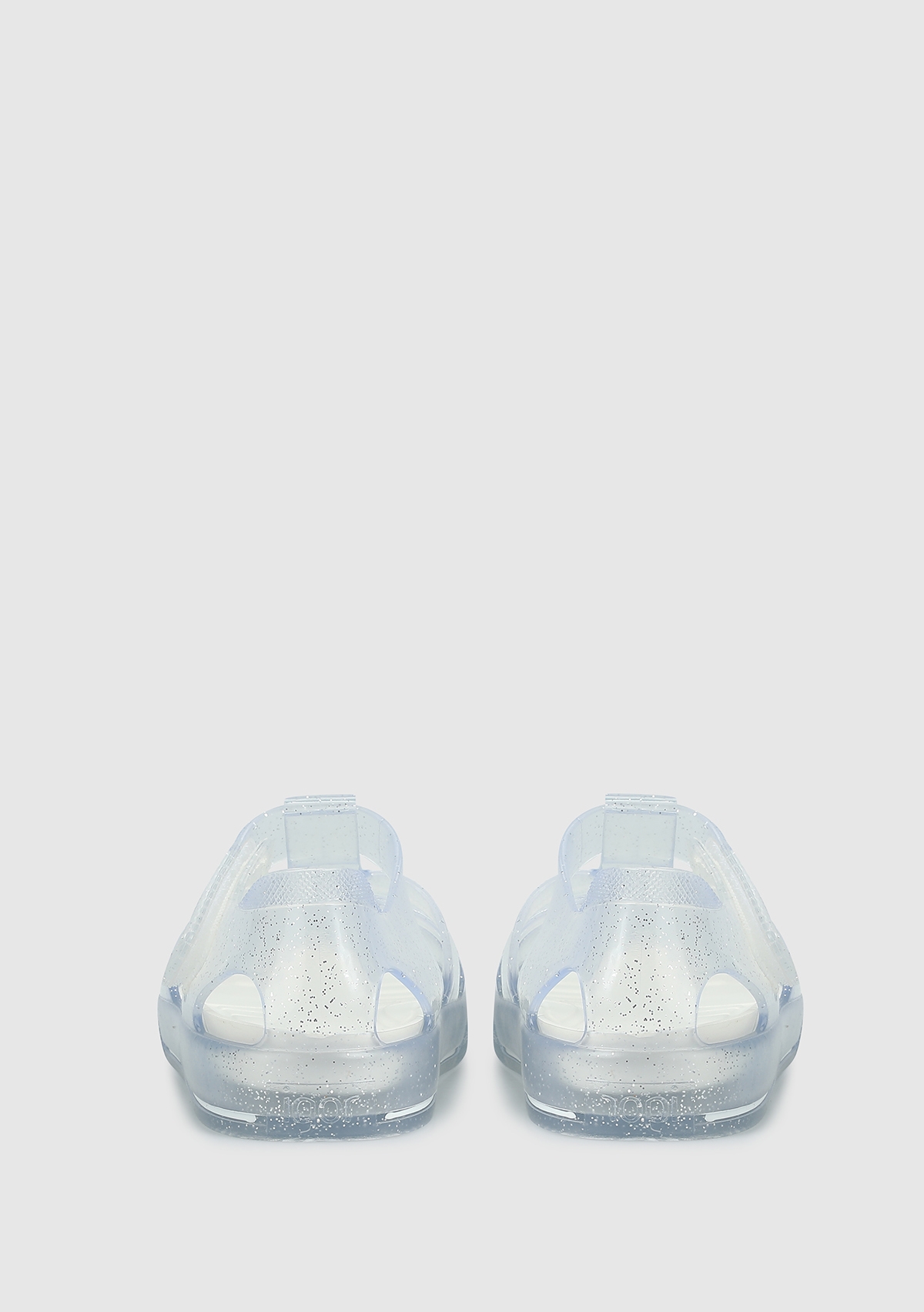 Beyaz Kız Çocuk Düz Sandalet