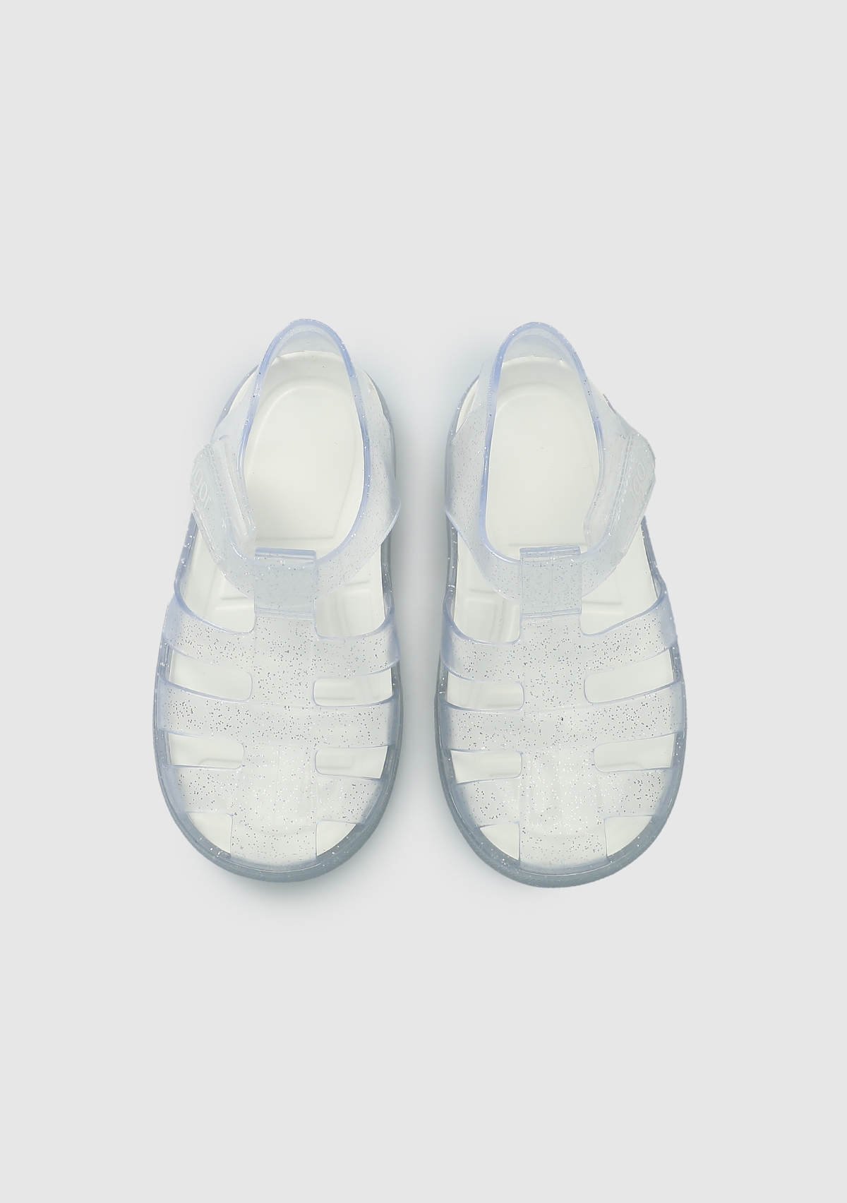 Beyaz Kız Çocuk Düz Sandalet