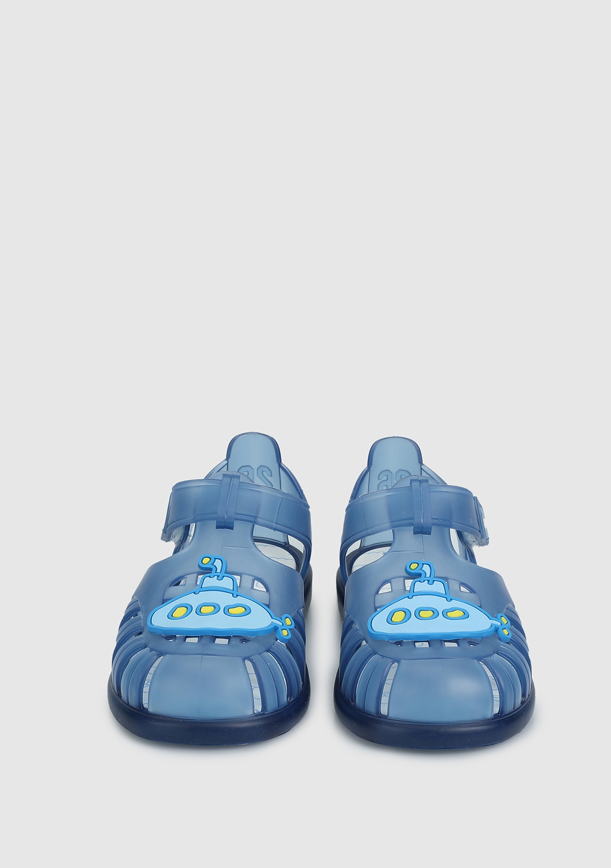 Lacivert Erkek Çocuk Düz Sandalet