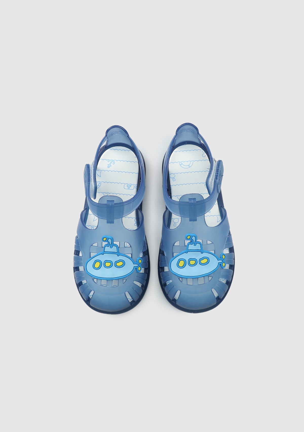 Lacivert Erkek Çocuk Düz Sandalet