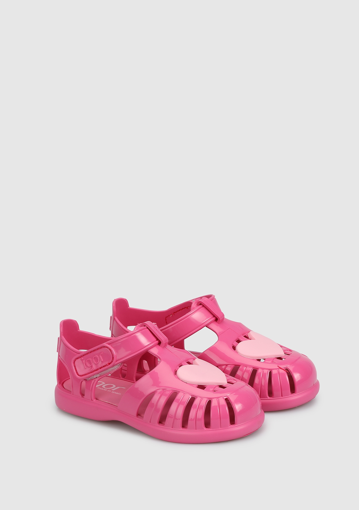 Fuşya Kız Çocuk Düz Sandalet