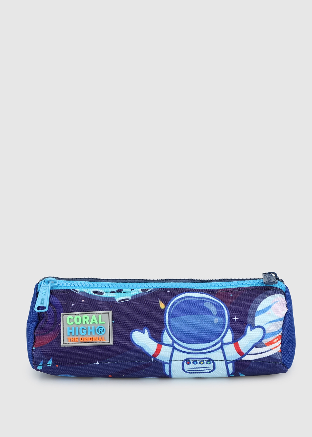 Mavi  Coral High 22024 Mavi Üç Bölmeli Kalem Çantası