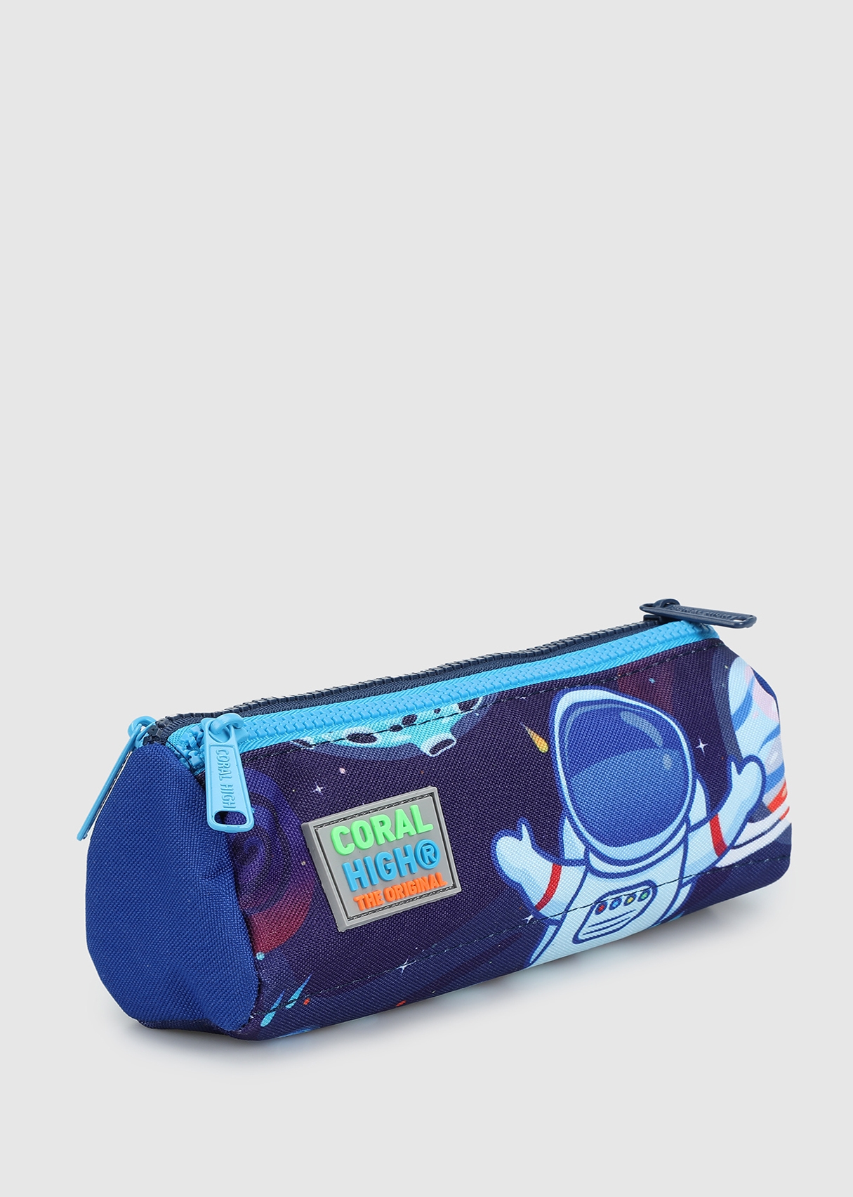 Mavi  Coral High 22024 Mavi Üç Bölmeli Kalem Çantası