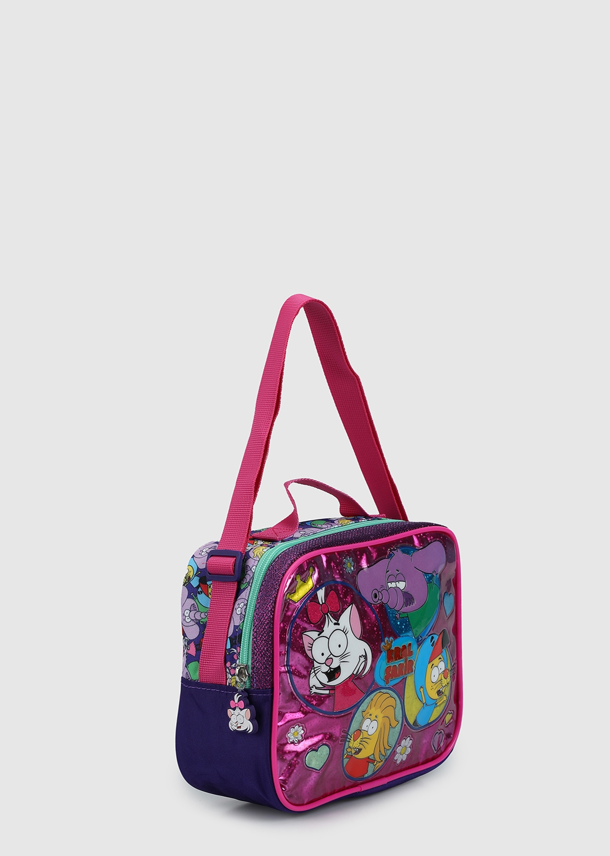 Pembe  Kral Şakir 32867 Pembe Beslenme Çantası