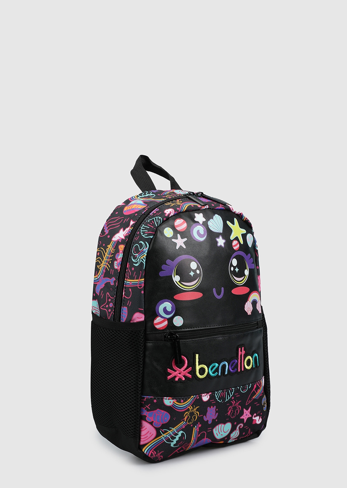 Siyah  Benetton 03684 Siyah Anaokulu Çantası