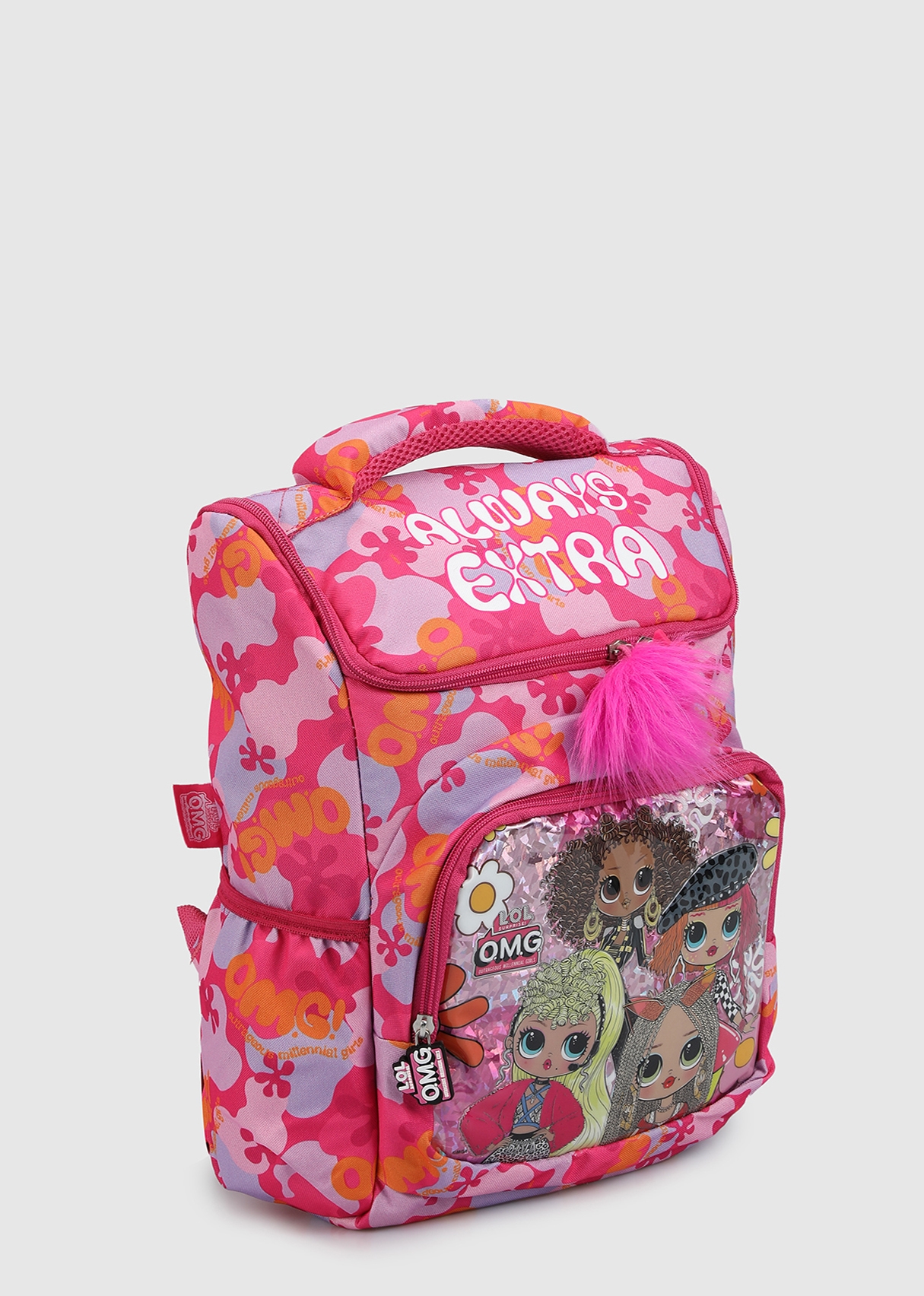 Pembe  LOL OMG 2197 Pembe Sırt Çantası