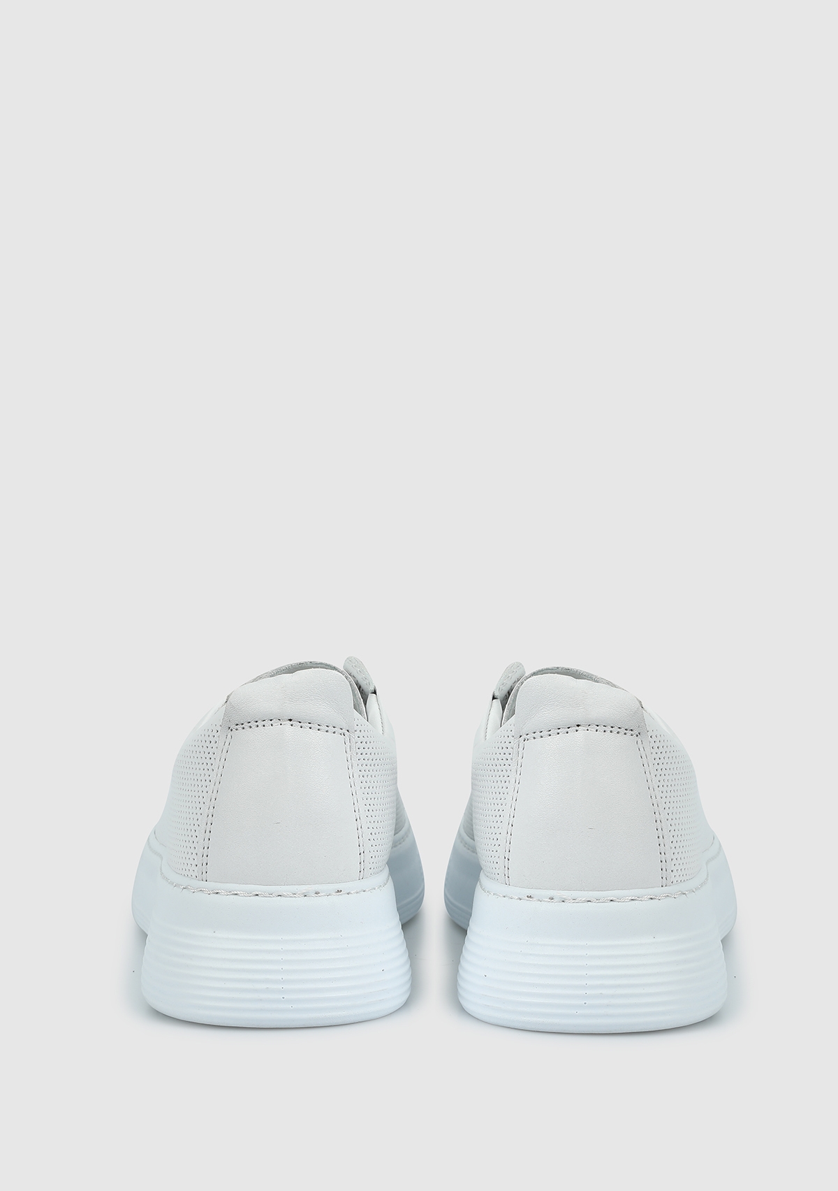 Beyaz Deri Kadın Sneaker